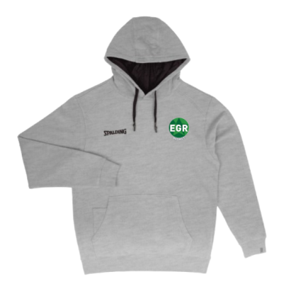 Sweat à capuche Spalding Noir ou Gris EG Rouillon Basket