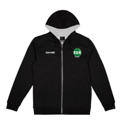 Sweat à capuche zippé Spalding Noir ou Gris EG Rouillon Basket