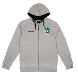 Sweat à capuche zippé Spalding Noir ou Gris EG Rouillon Basket
