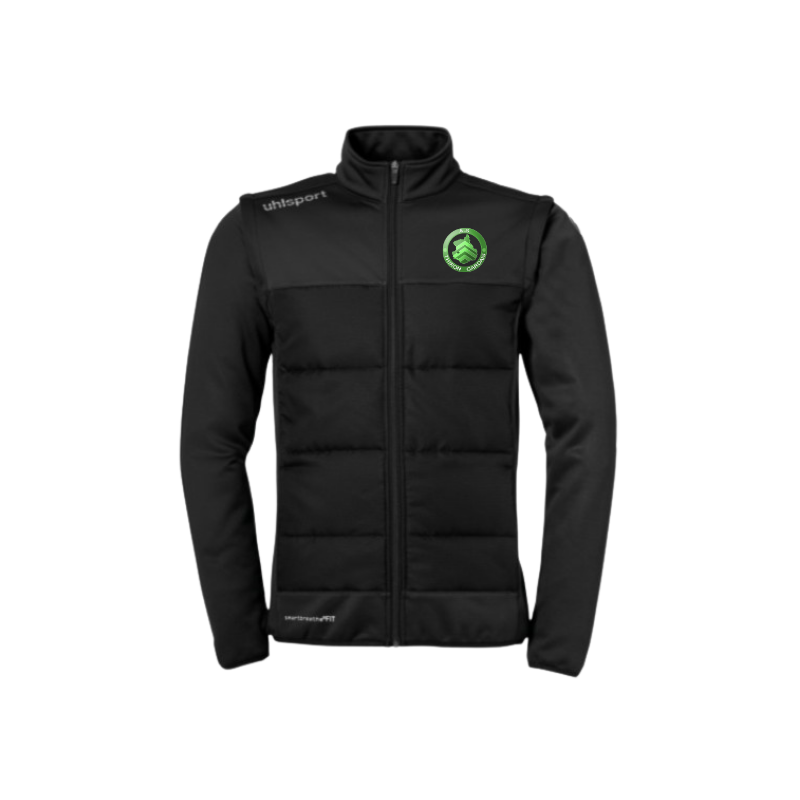 Doudoune manches amovibles Uhlsport Noir AS THIRON