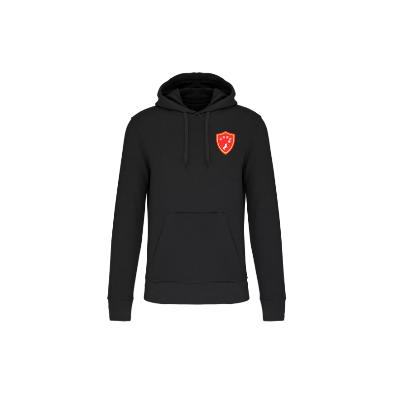 Sweat à capuche Noir CGBC