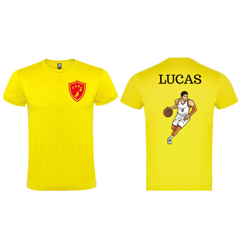 Maillot Jaune Basketteur CGBC