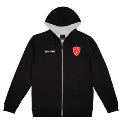 Veste à capuche zippée Spalding Noir CGBC