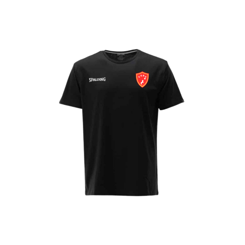 T-shirt Spalding Noir CGBC