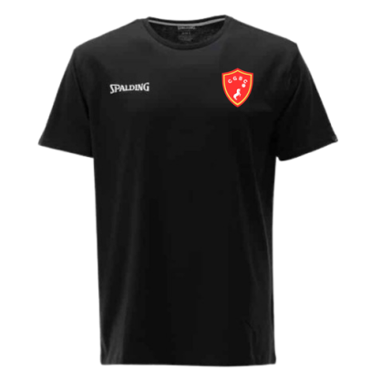 T-shirt Spalding Noir CGBC