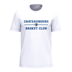T-shirt Blanc Basket Club Châteaubourg