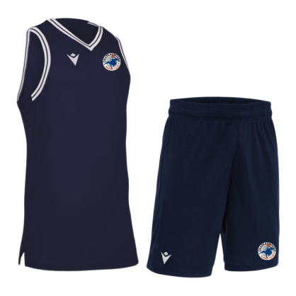 Ensemble Maillot + Short Macron Bleu marine Basket Club Châteaubourg