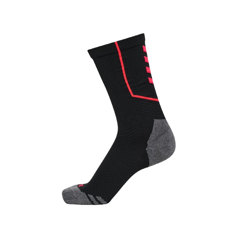 Chaussettes d'entrainement HUMMEL - noir/rouge
