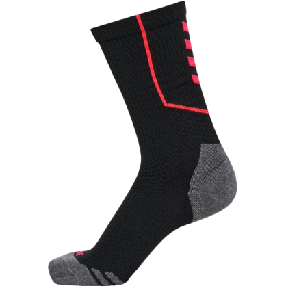 Chaussettes d'entrainement HUMMEL - noir/rouge