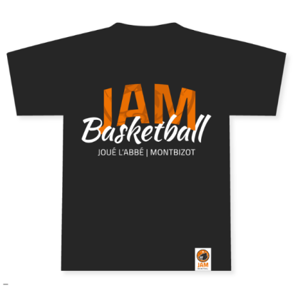T-shirt Logo Script Noir JAM Basketball