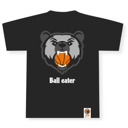T-shirt "Ball eater" Noir JAM Basketball