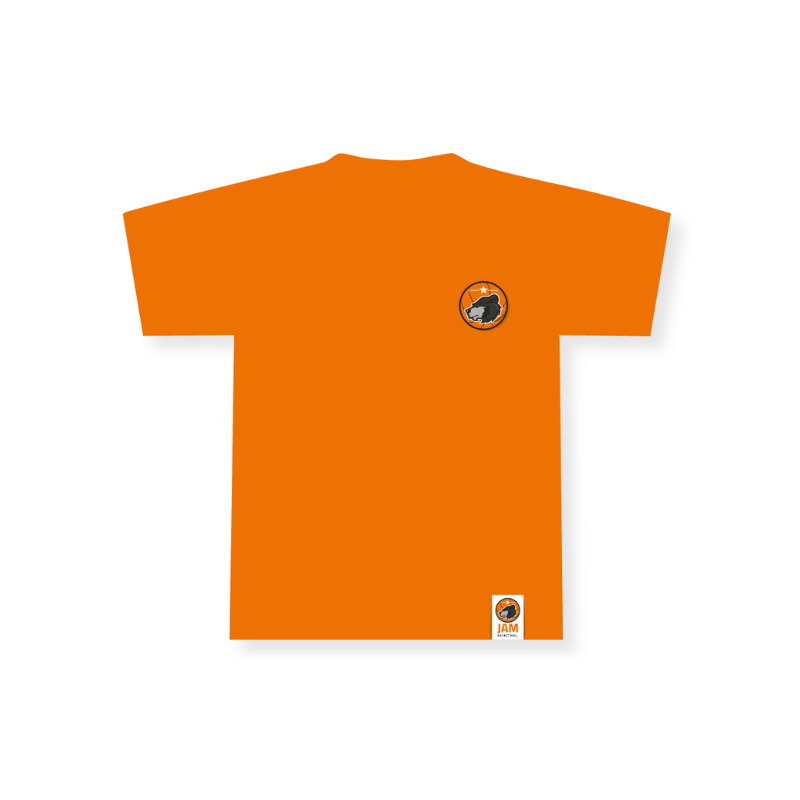 T-shirt Orange JAM Basketball (logo tissé)