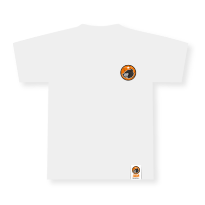 T-shirt Blanc JAM Basketball (logo tissé)