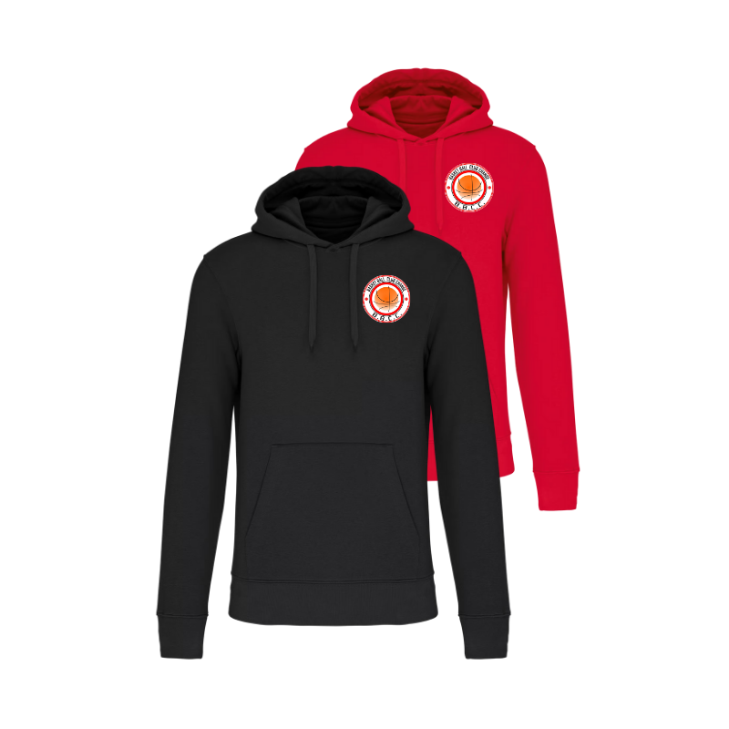 Sweat à capuche Noir ou Rouge BBC Changé