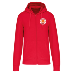 Sweat zippé à capuche Noir ou Rouge BBC Changé