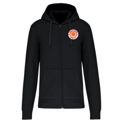 Sweat zippé à capuche Noir ou Rouge BBC Changé