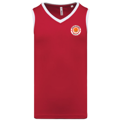Maillot de basketball Rouge BBC Changé