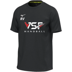 Maillot Mizuno noir VSF Handball (Grand logo)