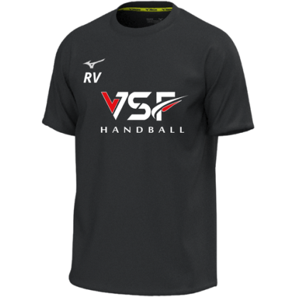 Maillot Mizuno noir VSF Handball (Grand logo)