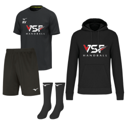 Pack 2 - Maillot + Short + Chaussettes MIZUNO + Sweat VSF Handball