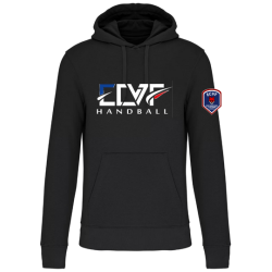 Sweat à capuche Noir ECVF Handball