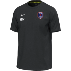 Maillot d'échauffement Mizuno noir ECVF Handball (Petit logo)
