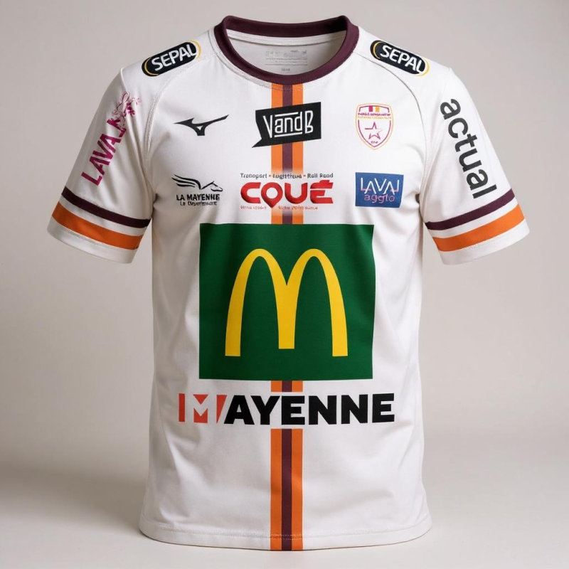 Maillot officiel Etoile Lavalloise domicile 25/26