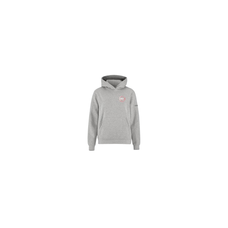 Sweat capuche CRAFT gris enfant - NLF