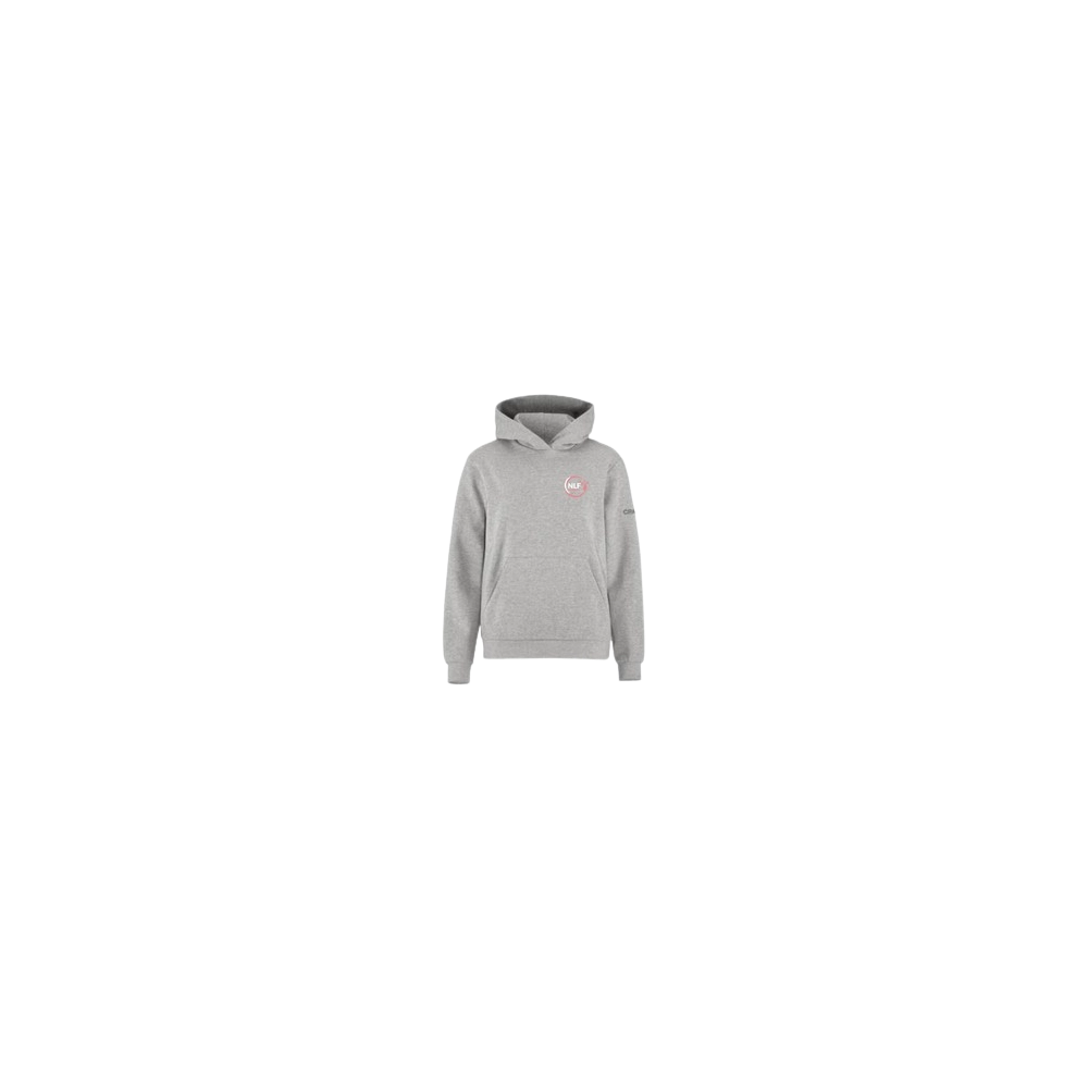 Sweat capuche CRAFT gris enfant - NLF
