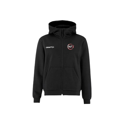 Veste à capuche CRAFT noir adulte - NLF