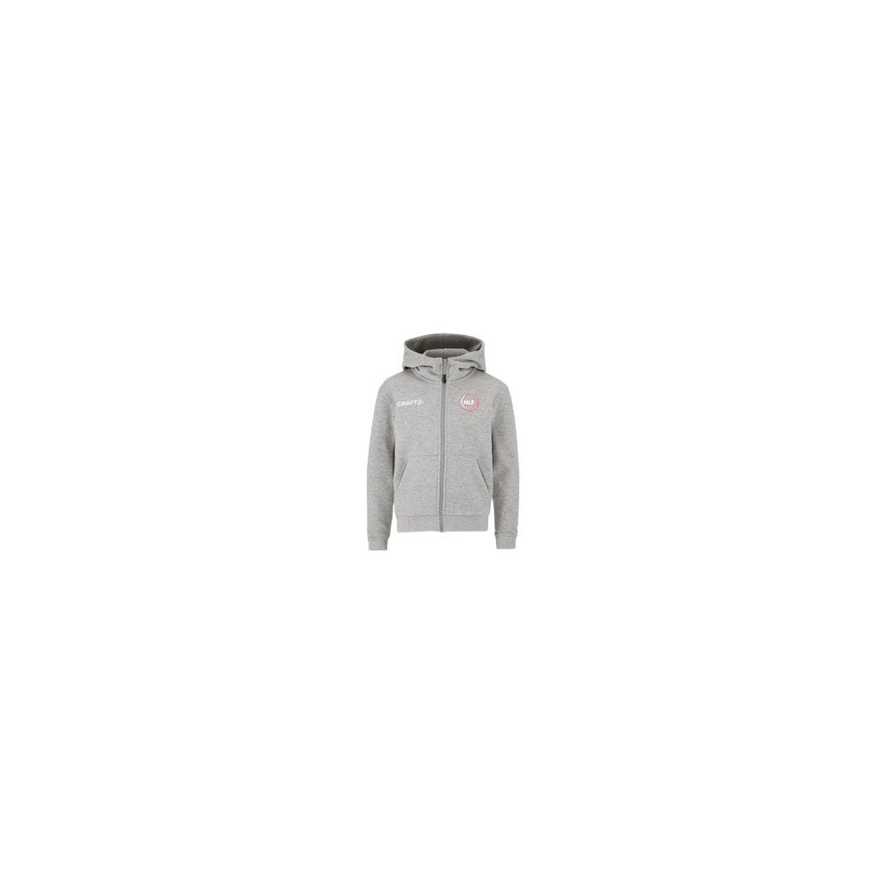 Veste à capuche CRAFT grise adulte - NLF