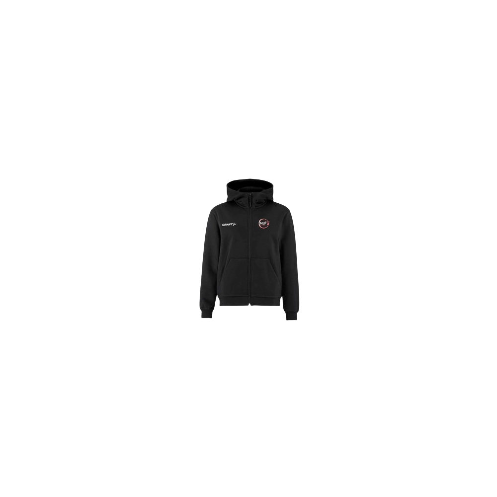 Veste à capuche CRAFT noir enfant - NLF