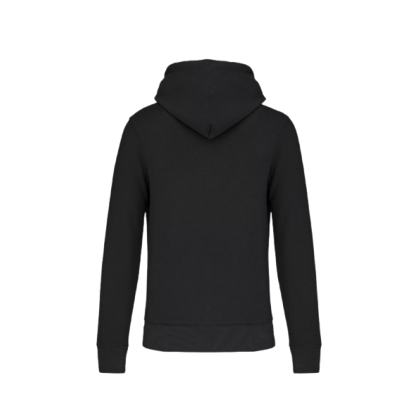 Sweat capuche "hermine" noir adulte - NLF