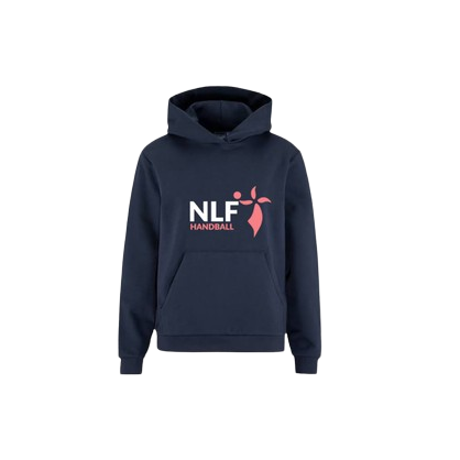 Sweat capuche "NLF" bleu marine adulte - NLF