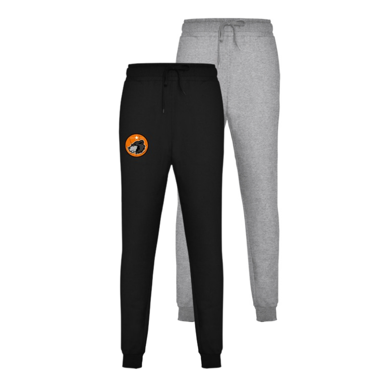 Pantalon de survêtement Noir ou Gris JAM Basketball (logo tissé)
