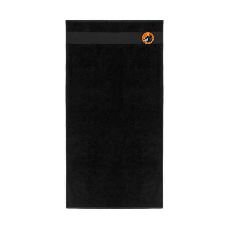 Serviette de toilette Noir JAM Basketball (logo brodé)