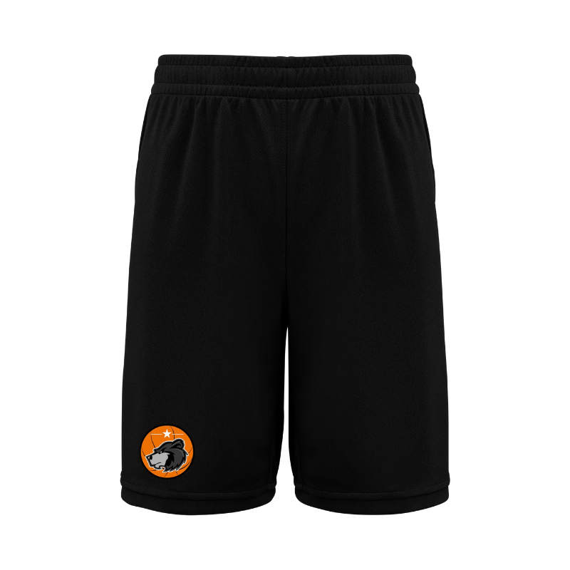 Short de basket-ball Noir JAM Basketball (logo floqué)
