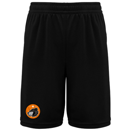 Short de basket-ball Noir JAM Basketball (logo floqué)