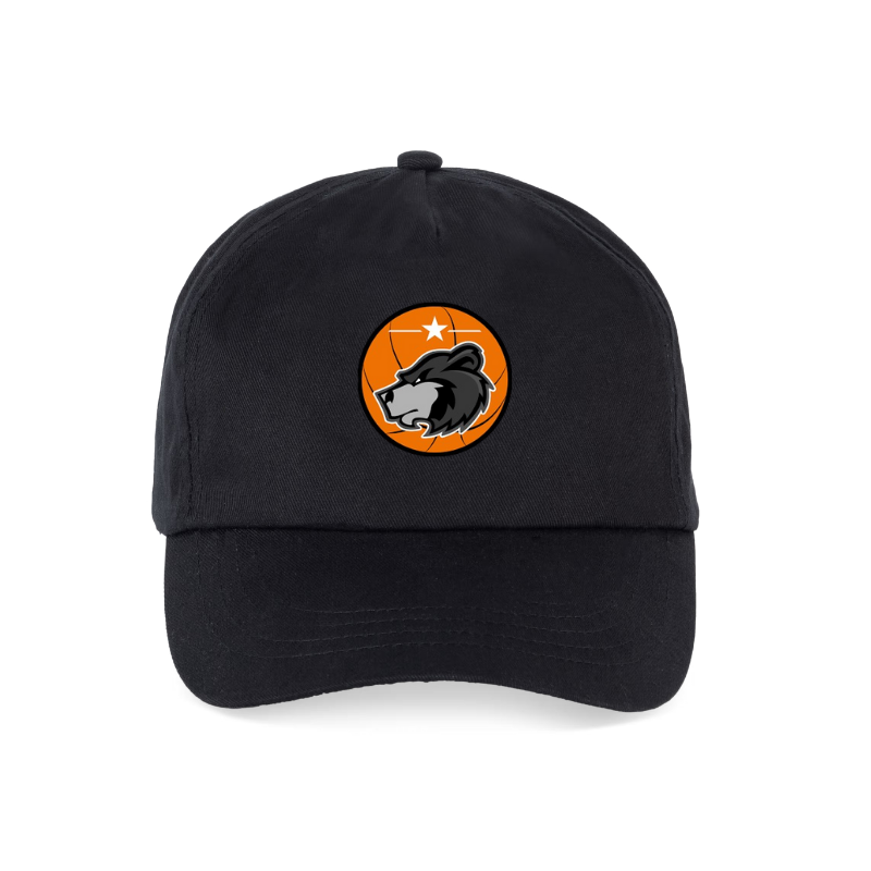 Casquette Noir JAM Basketball (logo brodé)