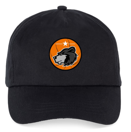 Casquette Noir JAM Basketball (logo brodé)
