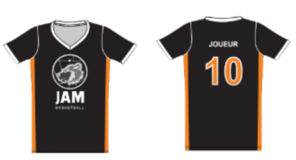 Surmaillot sublimé JAM Basketball