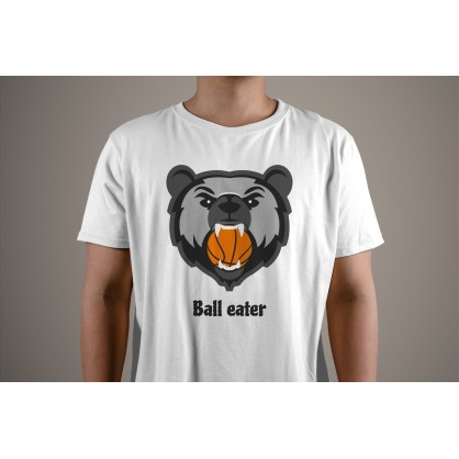T-shirt "Ball eater" Blanc JAM Basketball