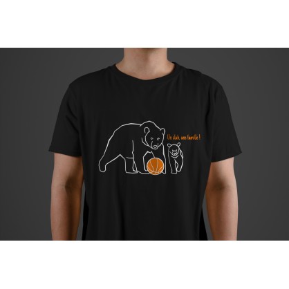 T-shirt "Un club, une famille" Noir JAM Basketball