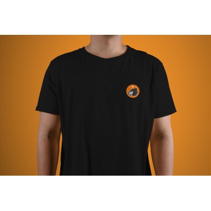 T-shirt Noir JAM Basketball (logo tissé)