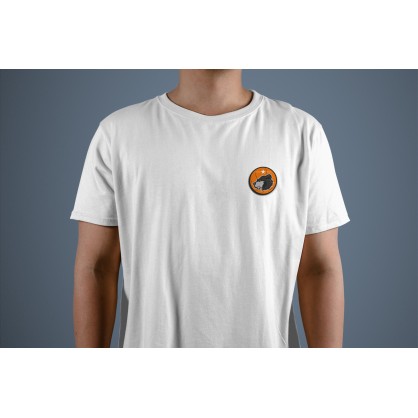 T-shirt Blanc JAM Basketball (logo tissé)