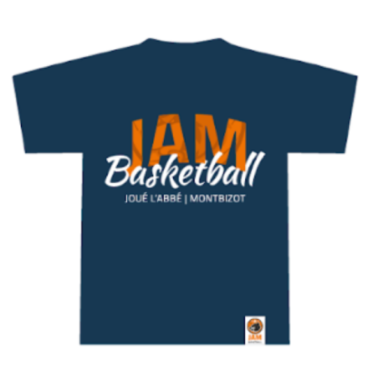 T-shirt Logo Script Bleu marine JAM Basketball