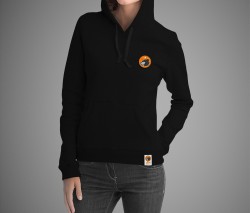 Sweat à capuche Noir JAM Basketball (logo tissé)