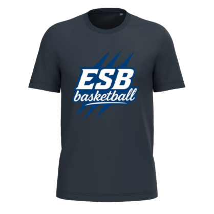 T-shirt Bleu marine Design "ESB Basketball"