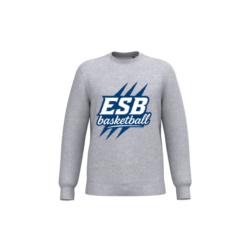 Sweat Gris Design "ESB Basketball"