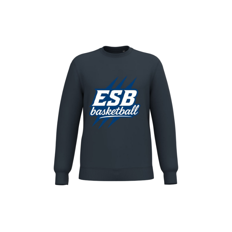 Sweat Bleu marine Design "ESB Basketball"